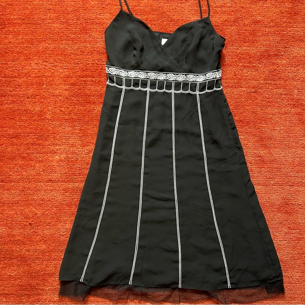 Closing closet ⭐️ Cute Vintage Black Babydoll Dress with thin adjustable straps